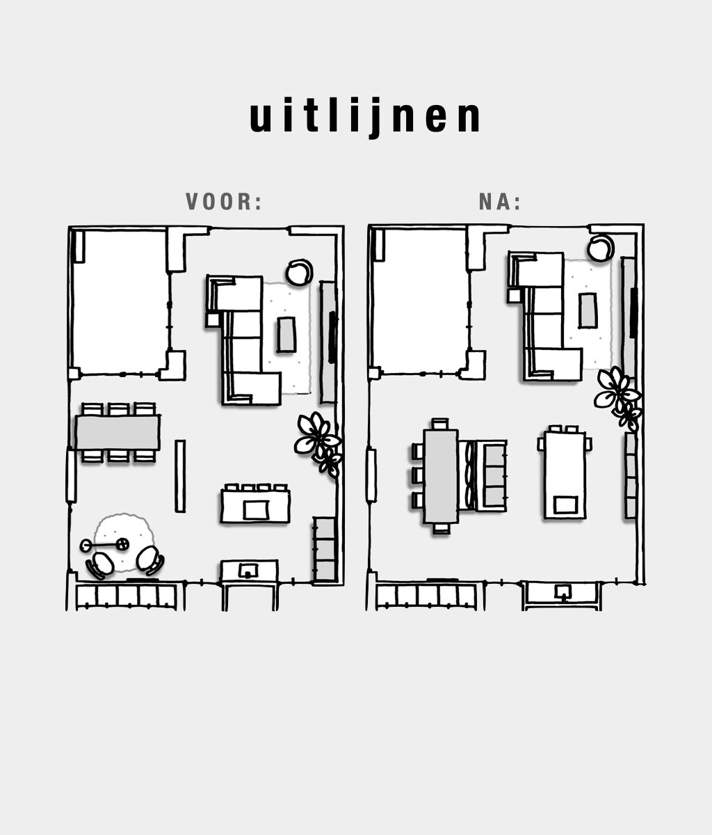 Uitlijnen interieur